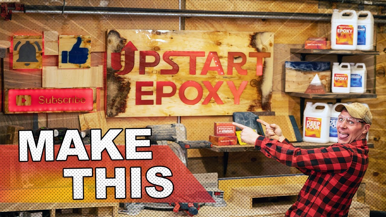 How To​​: DIY Epoxy Table With LED Lights : Upstart Epoxy