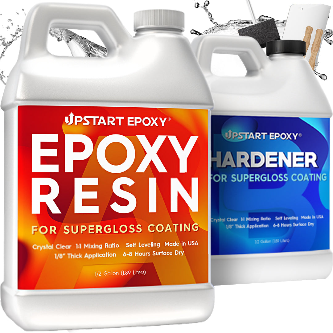 LET'S RESIN Epoxy Resin 2 Gallon Kit, Crystal Clear Coating
