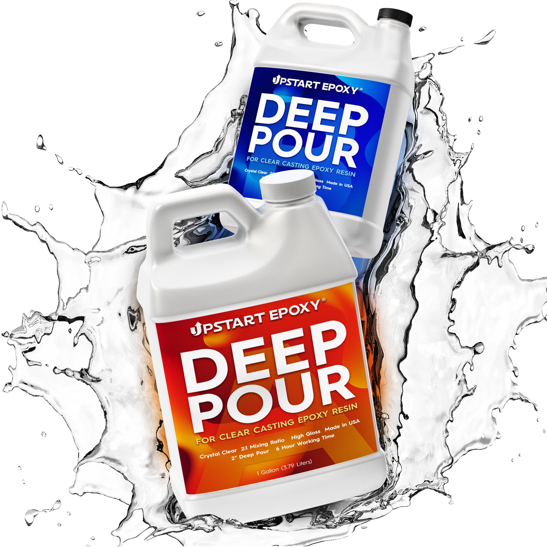 Deep casting epoxy (Thick layers Up to 10cm ) - PourPoxy